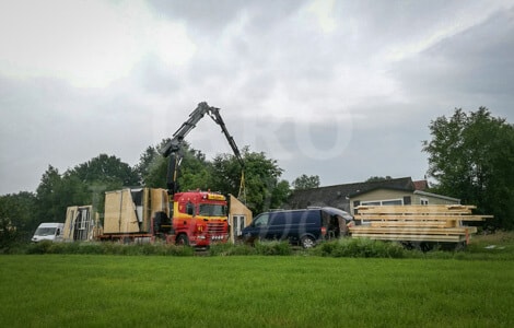 Seniorenwoning prefab bouwen in de tuin