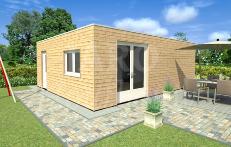 Houten mantelzorgwoning in Drenthe Houten mantelzorgwoning in Drenthe
